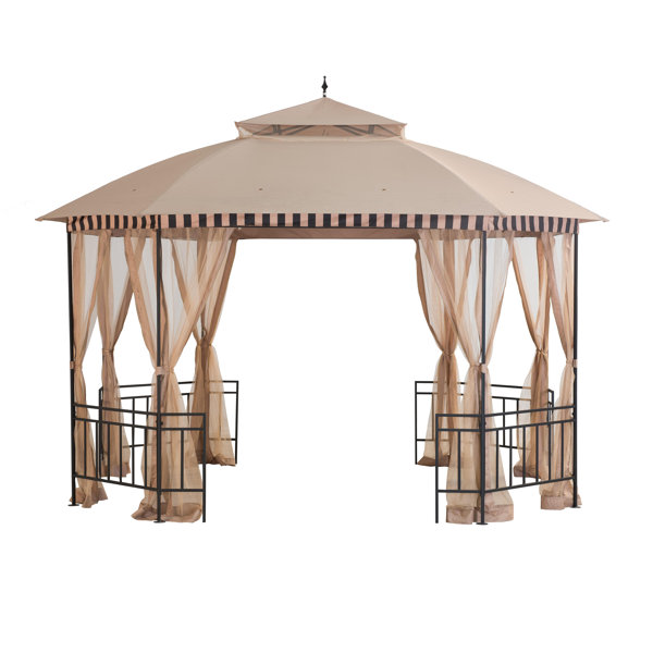Sunjoy Meijer 10 Ft. W x 12 Ft. D Metal Patio Gazebo & Reviews